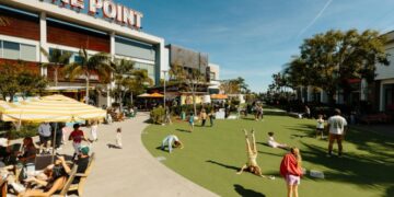 Open-air ‘mall parks’ are on the rise in SoCal — and exhausted parents are loving it