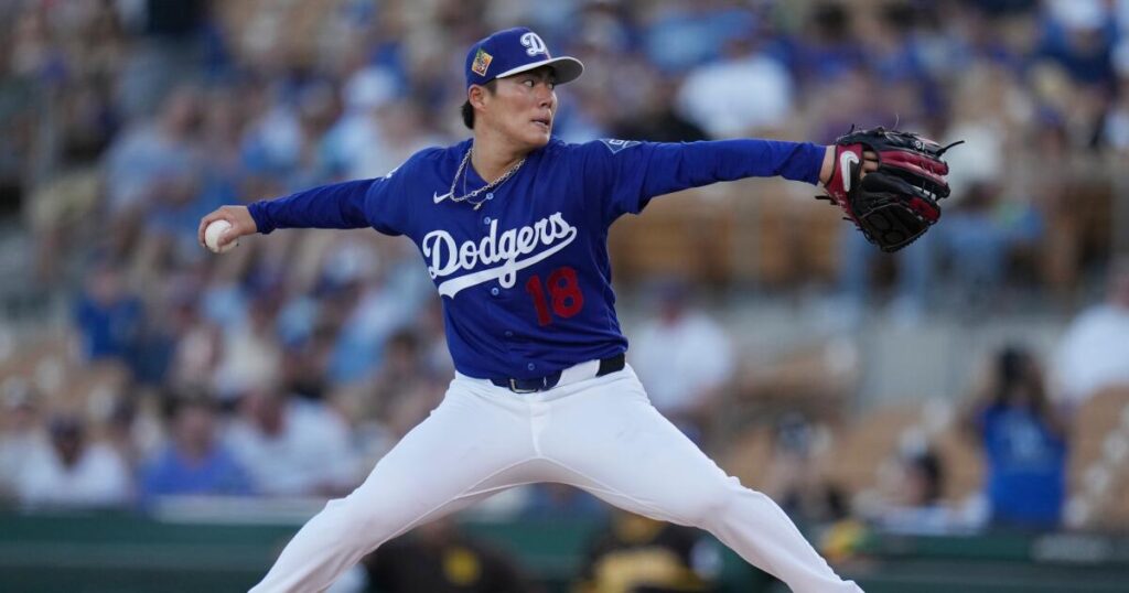 Yoshinobu Yamamoto smooth in his final spring start before Dodgers opening day