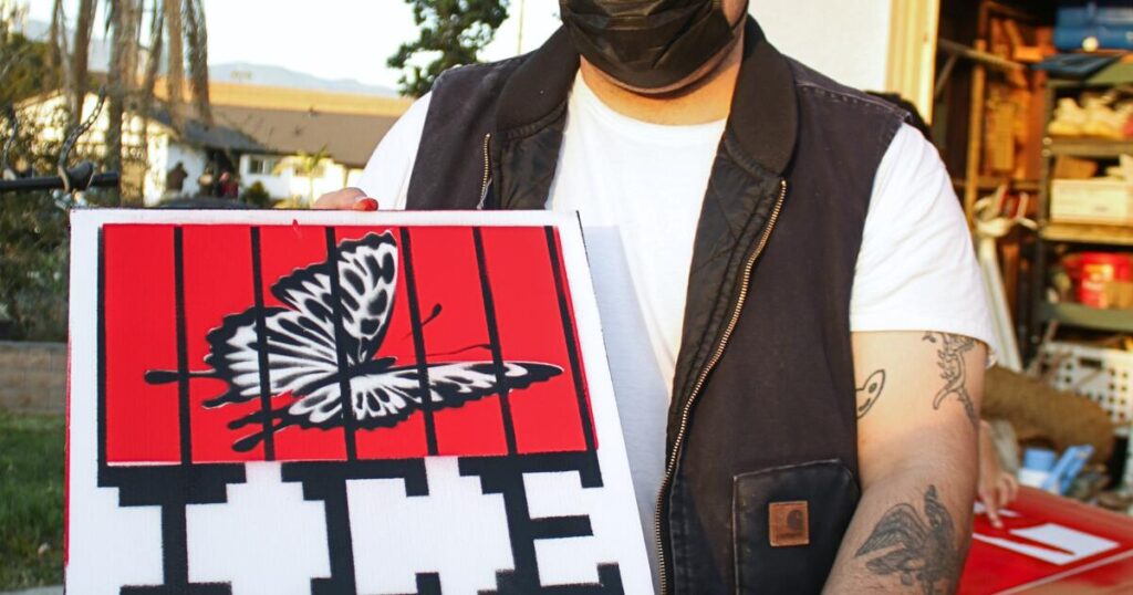 ‘ICE stole someone here’: These signs popping up across the Inland Empire tell a story