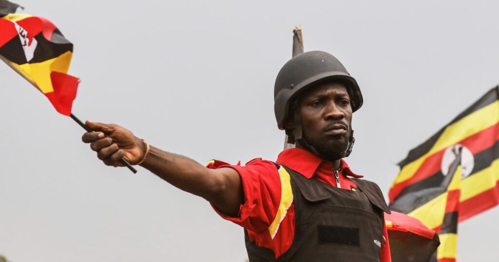 Opposition leader Bobi Wine says he fled Uganda after disputed election