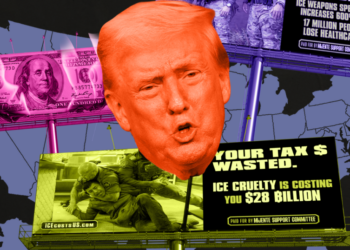 New anti-ICE billboard campaign reminds Angelenos where their tax dollars are going