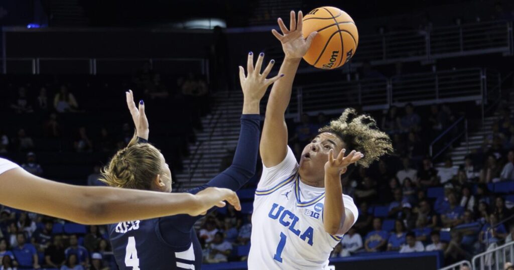 UCLA opens its NCAA tournament title bid with dominant win over California Baptist