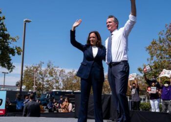 Newsom leads Harris for president among California Democrats, poll finds