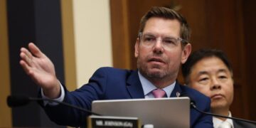 Swalwell accuses Trump of trying to influence California governor’s race with old FBI files