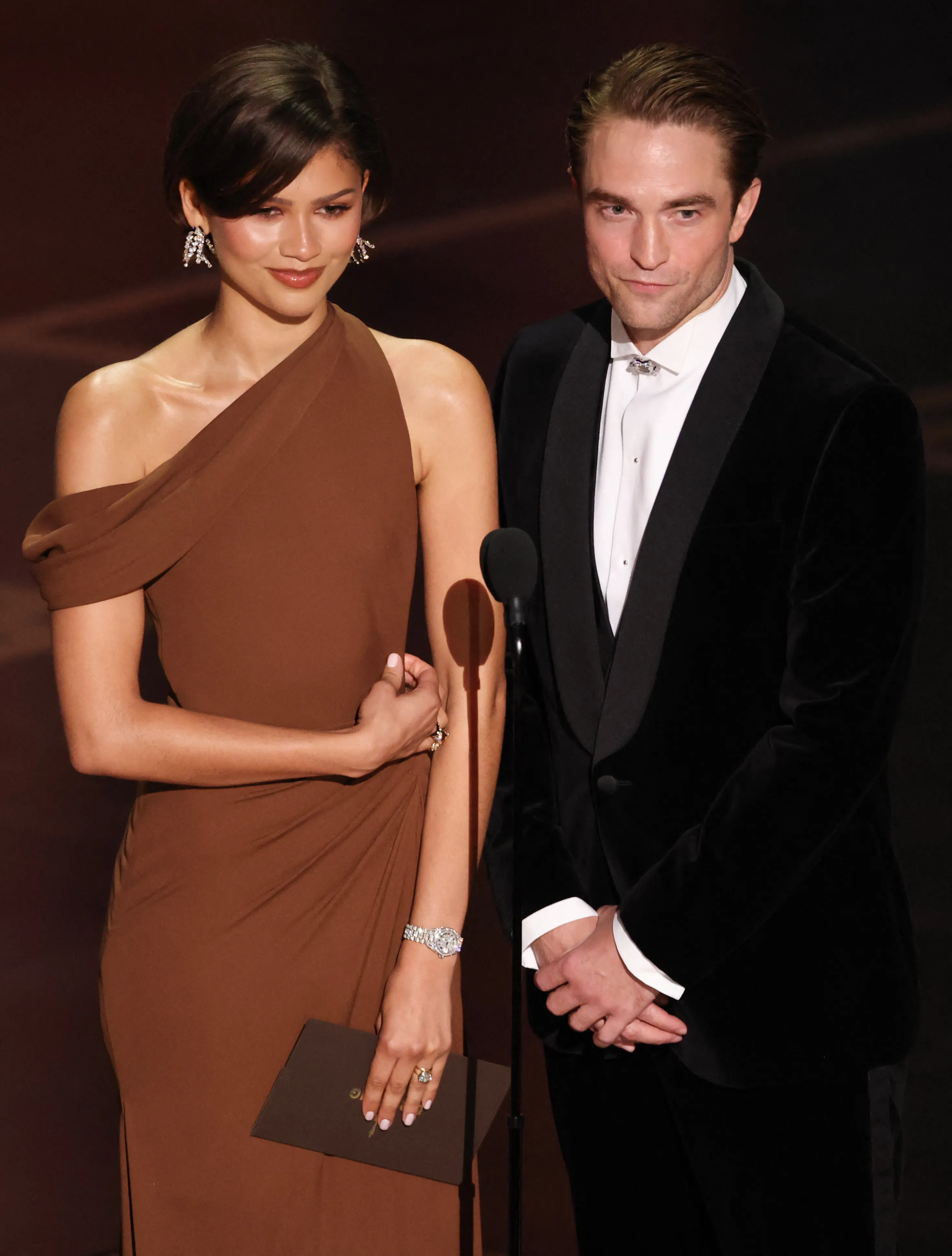 Zendaya and Robert Pattinson at the Oscars 2026