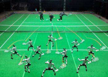 This Video of a Humanoid Robot Playing Perfect Tennis Is Extremely Impressive