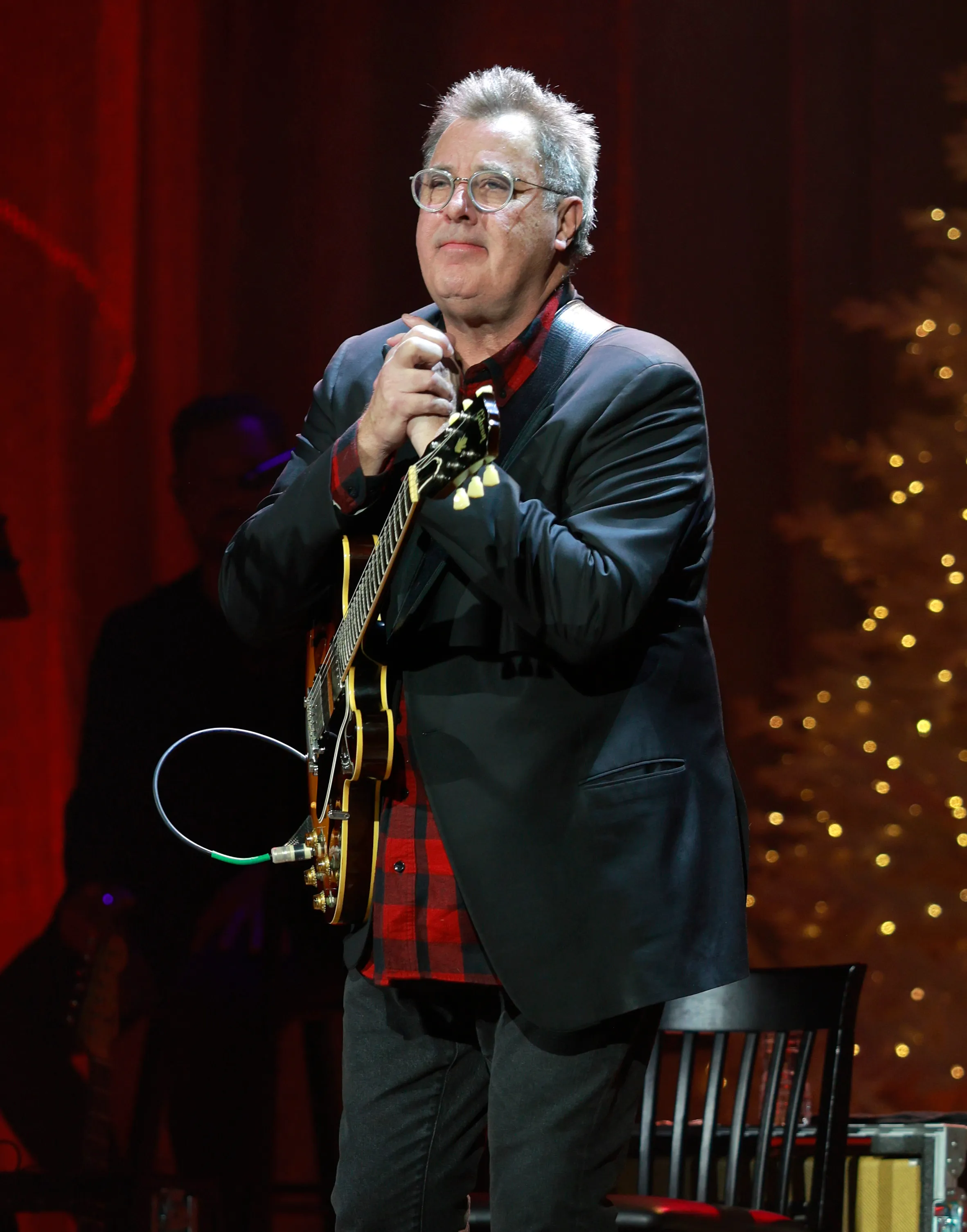 Vince Gill performs at the Ryman Auditorium on Dec. 10, 2025.