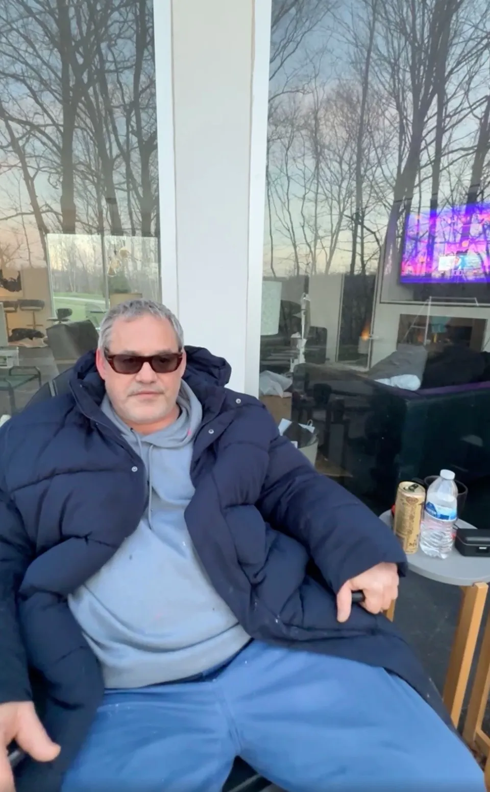 Brendon (pictured here in a FB live) denied the claims.