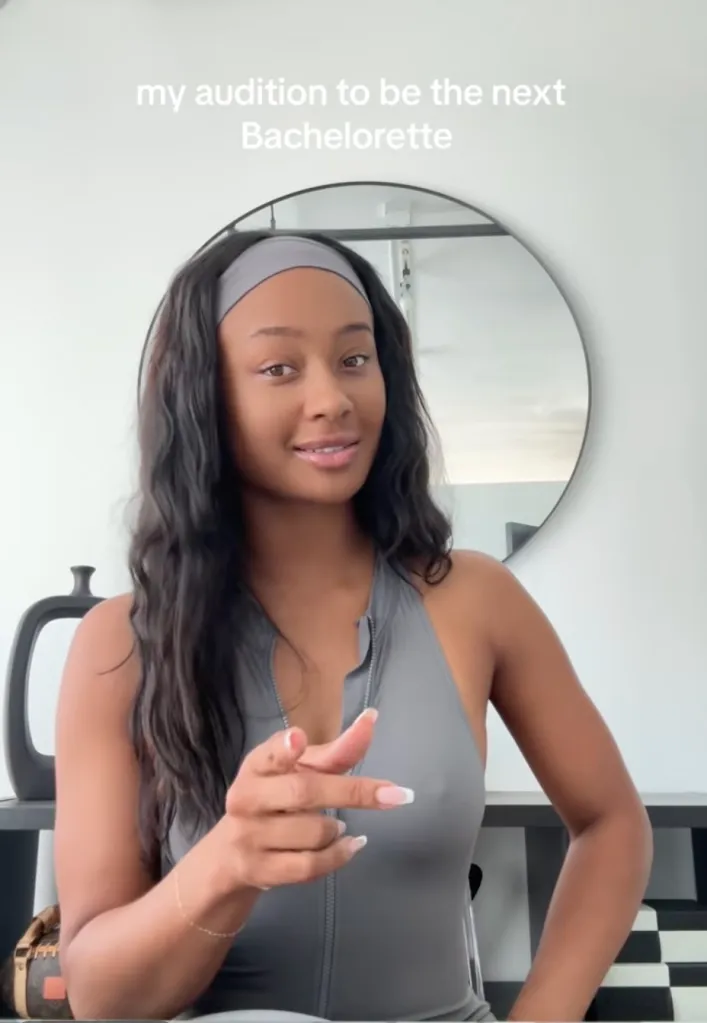 Kayla Nicole auditioning to be the next Bachelorette.