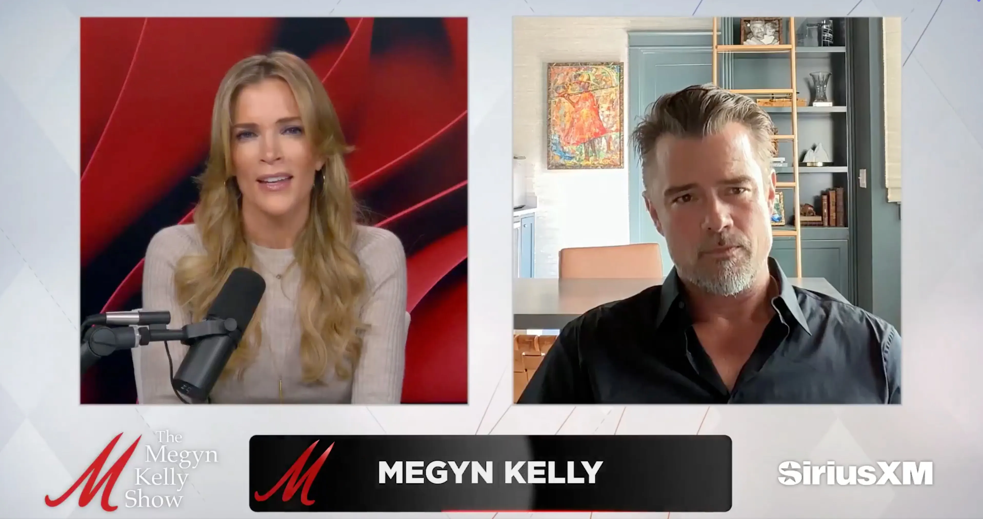 The actor (pictured here with host Megyn Kelly) said it was
