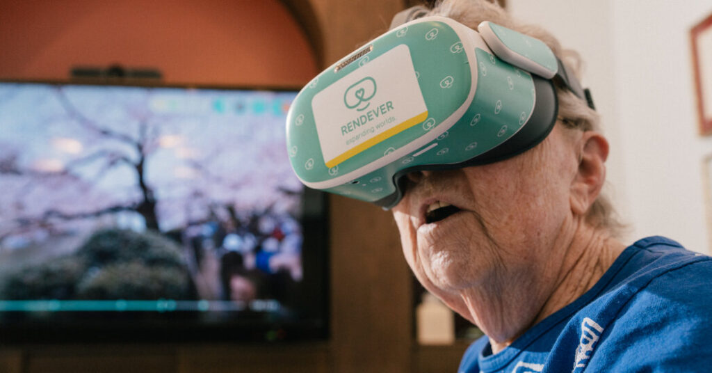 How Older Adults Are Using V.R. to Counter Social Isolation