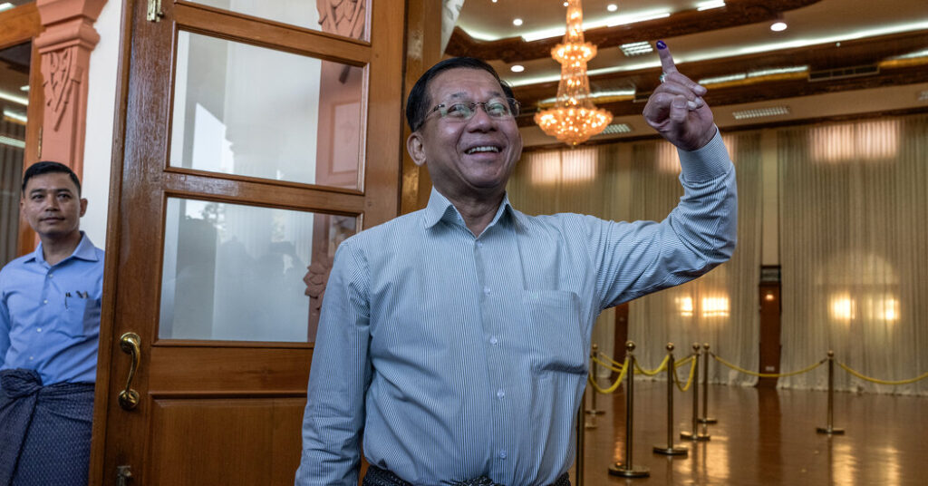 Myanmar Junta Chief Ascends to President, Five Years After Coup