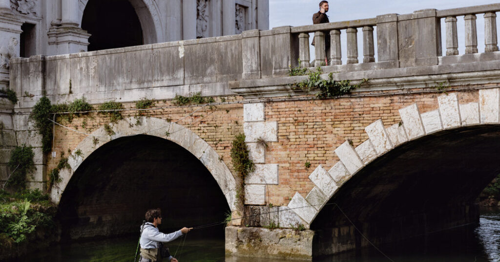 Street Fishing in the Canals of ‘Little Venice’