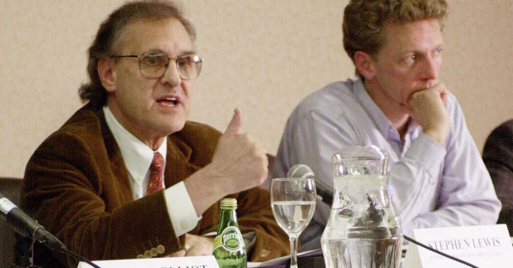 Stephen Lewis, Leftist Canadian Politician and AIDS Activist, Dies at 88