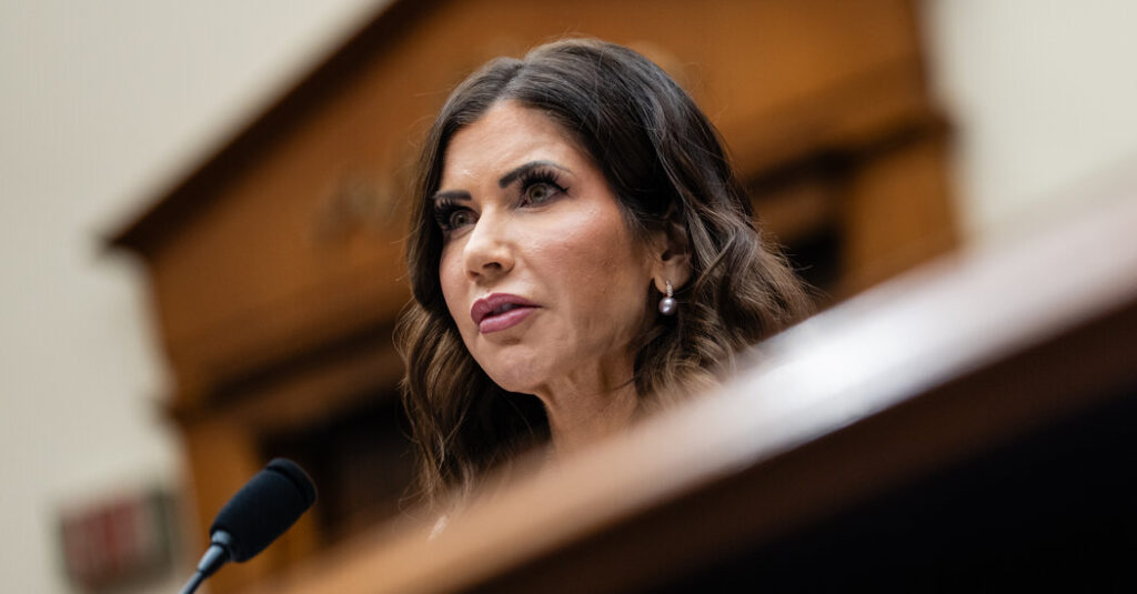 D.H.S. Inspector General Inquiry Focuses in Part on Top Noem Aide