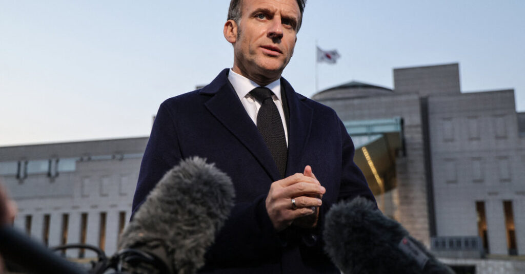 Macron Voices Europe’s Frustration With Trump as Fighting Rages and Missiles Fly