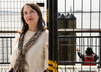 A Fence Blocks a Famous View of New York Harbor