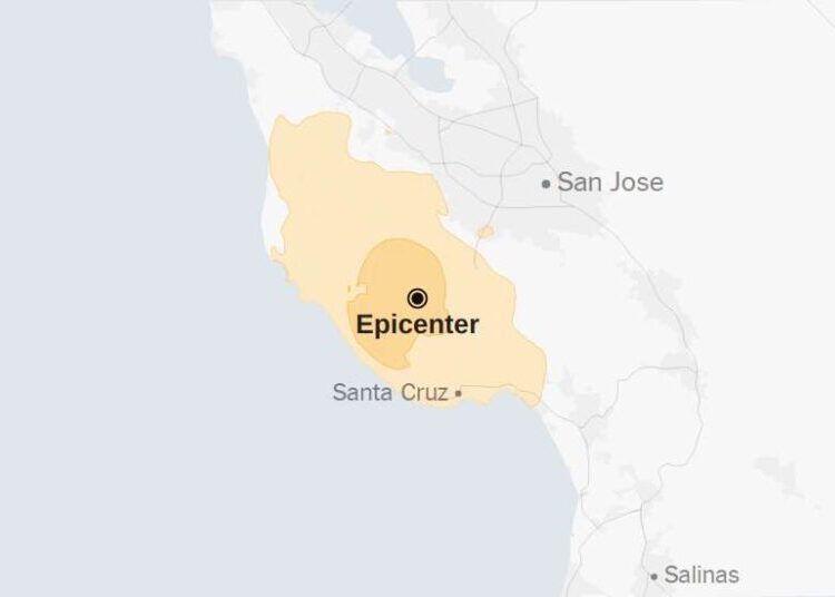 Earthquake Rattles Northern California