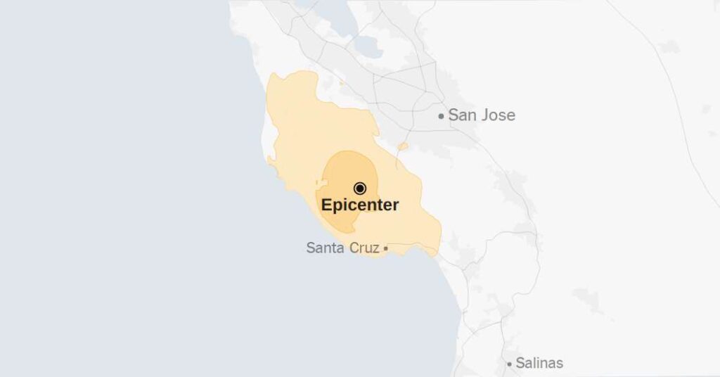 Earthquake Rattles Northern California