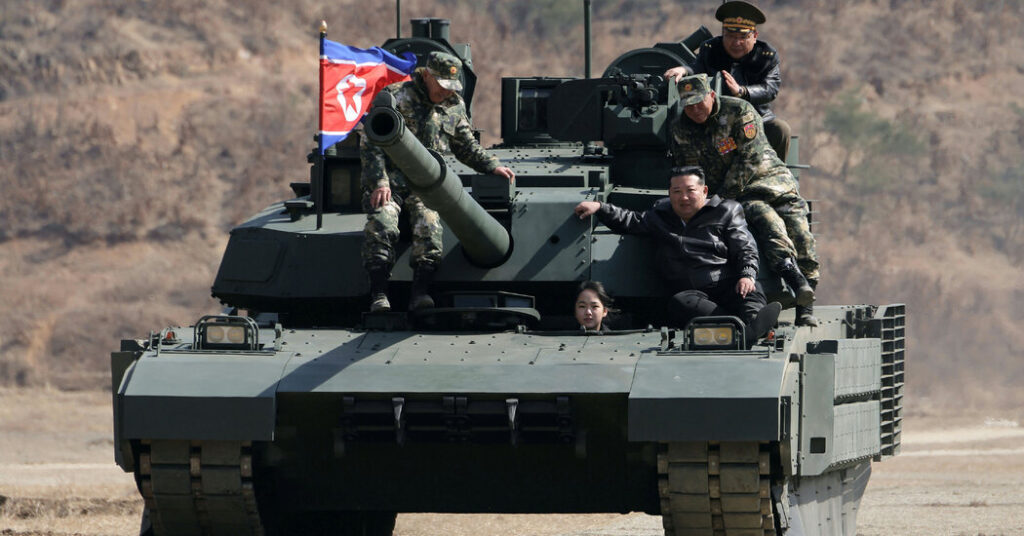 Kim Jong-un’s Daughter Drives a Tank, and Succession Talk Accelerates