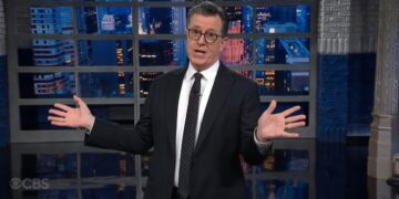 Stephen Colbert Says Trump Went ‘100 Percent Cage-Free Crazy’ for Easter
