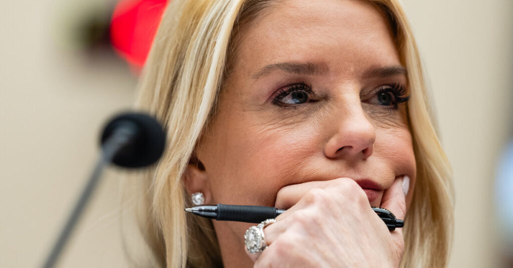 Bondi Won’t Appear on Capitol Hill for Scheduled Epstein Deposition