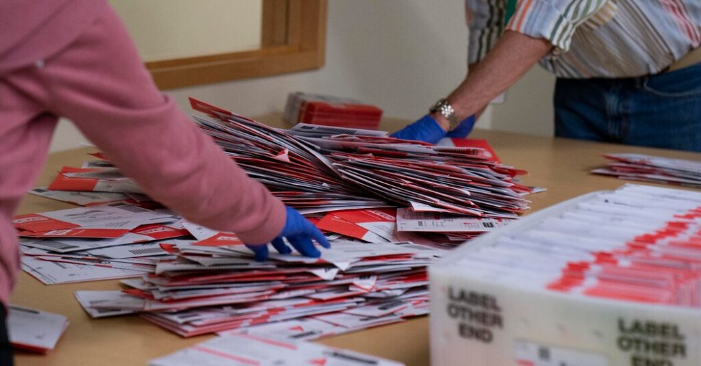 Where Mail Voting Began, Worries Spread Over Trump’s Attacks