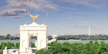 Officials Release Design for 250-Foot Arch in Washington, as Trump Seeks Another Imprint