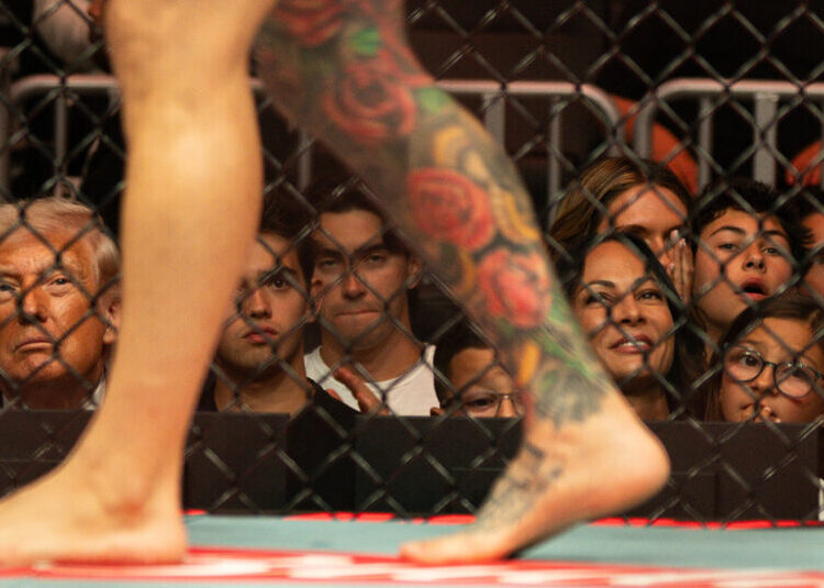 Trump Was Watching a U.F.C. Fight in Miami While Iran Talks Collapsed