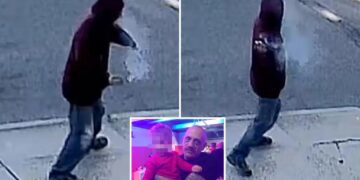 Video shows accused bomb fiend hurling device in NY street days before arrest