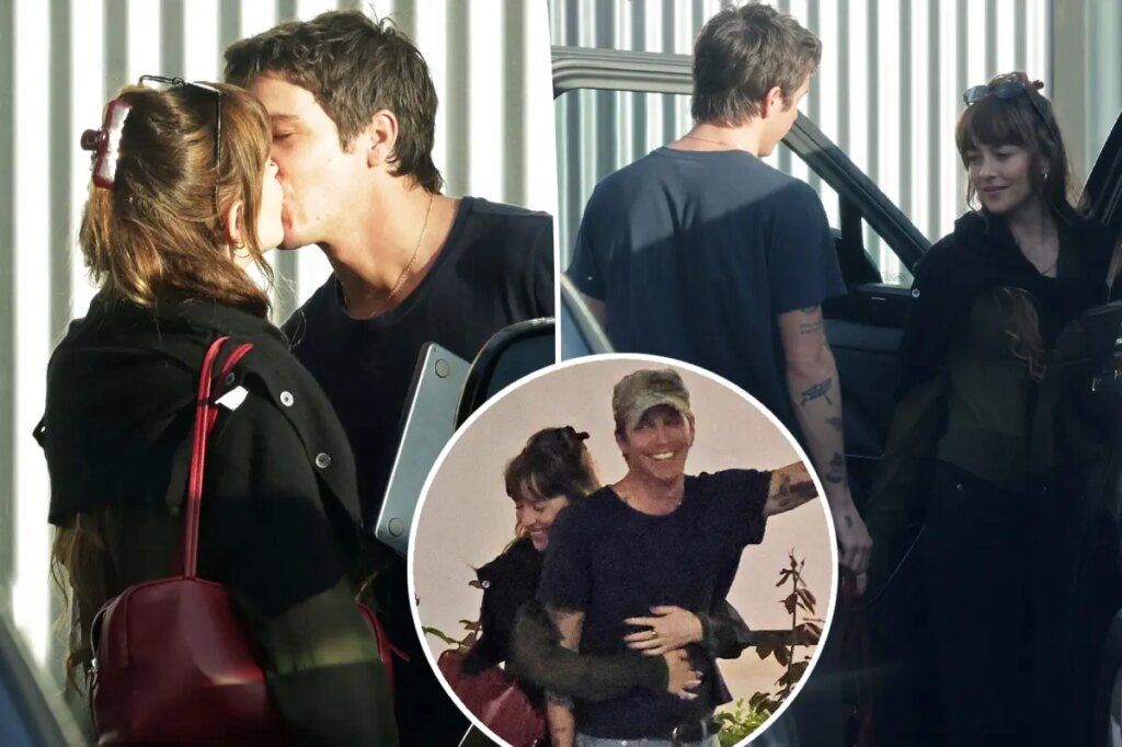 Dakota Johnson and boyfriend Role Model spotted kissing during PDA-filled date night