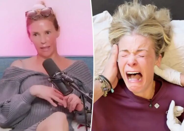 Brandi Glanville questions why LeAnn Rimes shared video of ‘painful’ deep jaw release therapy: ‘So weird’