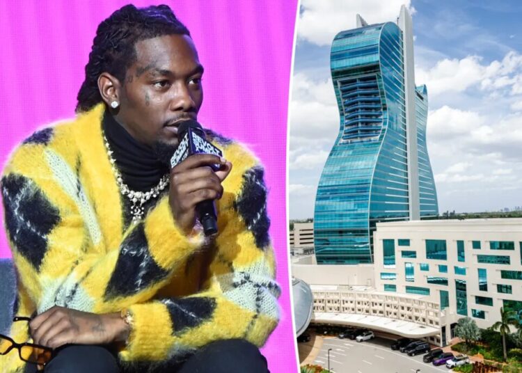 Rapper Offset shot near Florida casino