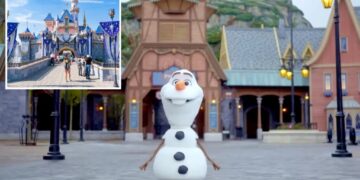 Disneyland to add Olaf AI robot to parks following viral Paris nose fall