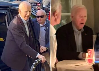 Ailing Joe Biden surfaces for dinner at scene-y Santa Monica restaurant