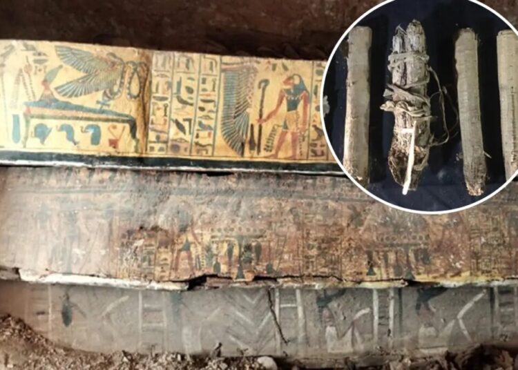 Egyptian tomb haul reveals 3,000-year-old scrolls with hidden secrets