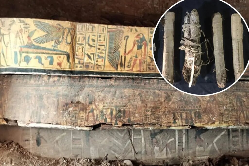 Egyptian tomb haul reveals 3,000-year-old scrolls with hidden secrets