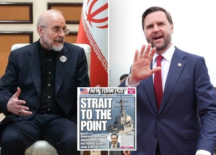 Iran says no plans for further US peace talks as it vows to continue stranglehold over Strait of Hormuz