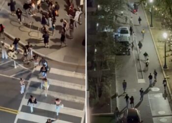 Four arrested after another rowdy mob swarms popular Washington DC waterfront night spot