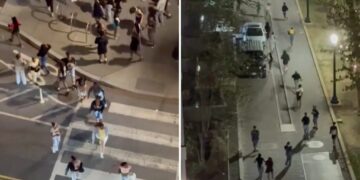 Four arrested after another rowdy mob swarms popular Washington DC waterfront night spot