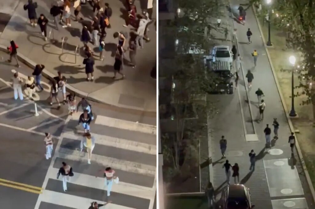 Four arrested after another rowdy mob swarms popular Washington DC waterfront night spot