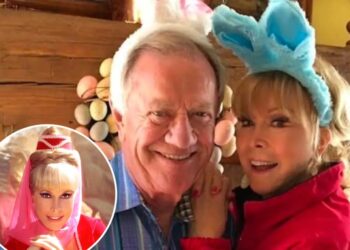 ‘I Dream of Jeannie’ star Barbara Eden turns heads at 94 in new photo with husband