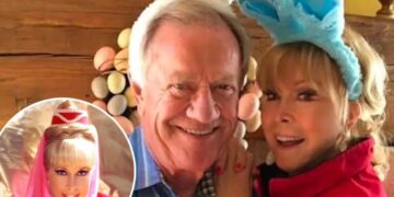 ‘I Dream of Jeannie’ star Barbara Eden turns heads at 94 in new photo with husband