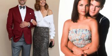 ‘Dawson’s Creek’ alums Joshua Jackson and Katie Holmes have a sweet reunion in NYC