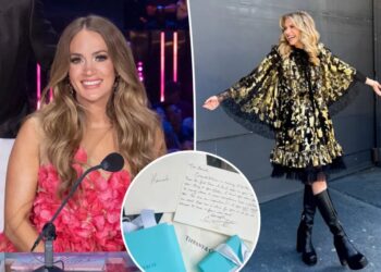 Carrie Underwood surprises ‘American Idol’ contestant with Tiffany jewelry and handwritten note