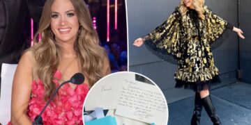 Carrie Underwood surprises ‘American Idol’ contestant with Tiffany jewelry and handwritten note