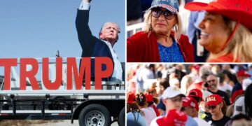 Trump supporters pack Arizona megachurch with president set to headline Turning Point USA event: ‘He is playing 3D chess’