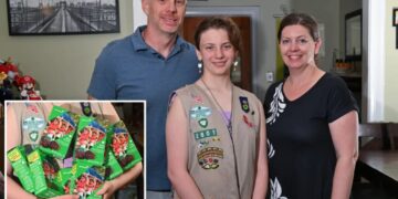 Cookie-slinging NYC Girl Scout bakes competition for second straight year — thanks to crafty tactical changes