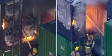 Amazon targeted in suspected LA arsons as packages left toasted