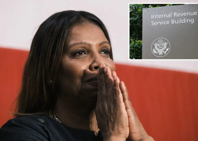 NY AG Letitia James won’t release tax returns, blames staff: ‘They will make that determination’